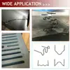 100PCS 0.6/0.8mm Hot Stapler Staples For Car Bumper Hot Stapler Welding Soldering Tools Plastic Welder Automotive Repair Kit 3