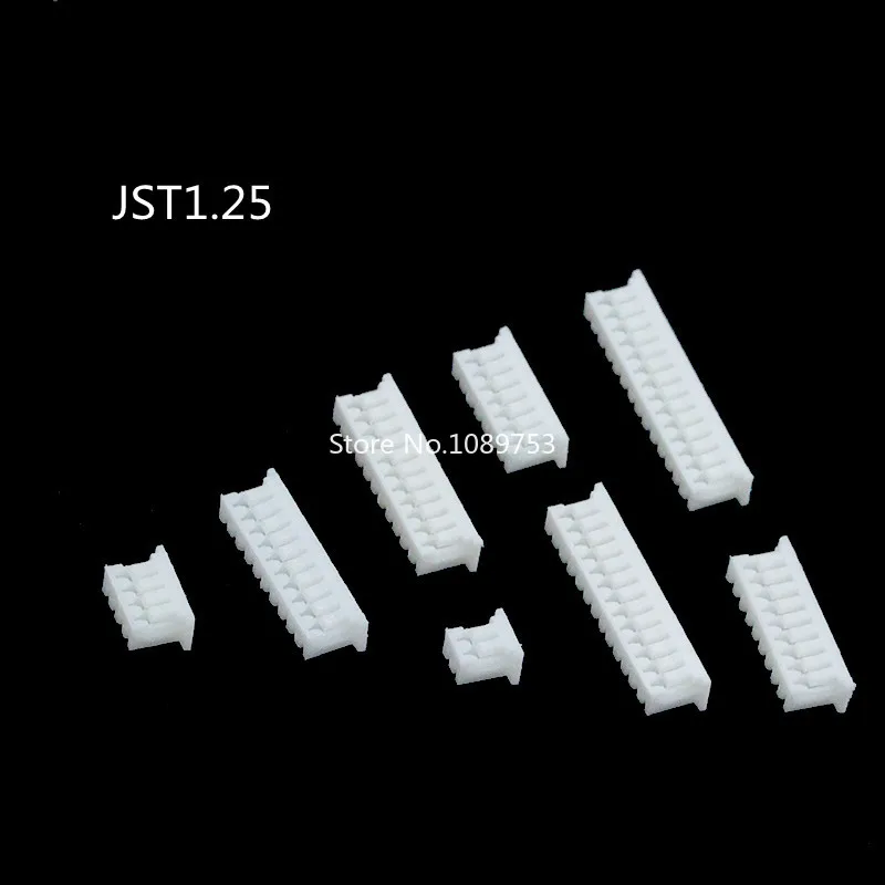 100개 JST SH ZH PH XH 커넥터 하우징 1.0mm 1.25mm 1.5mm 2.0mm 2.54mm 2P 3P 4P 5P 6P 7P 8P 10P 플라스틱 플러그 쉘 모음