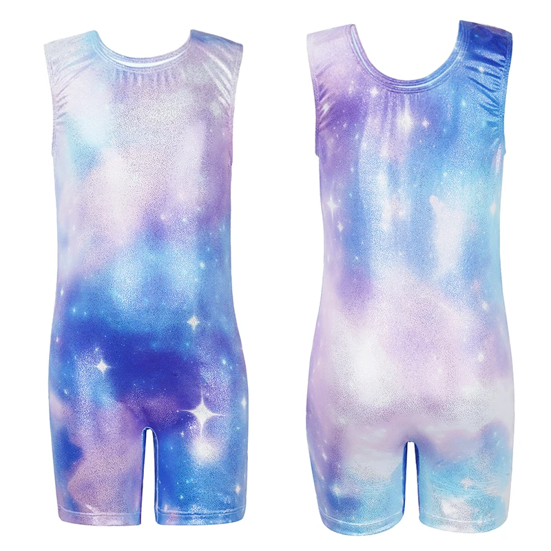 Renvena Kids Girls Athletic Gymnastics Leotards One Piece Long Sleeve Unitard Ballet Dance Bodysuit Size 4 16 Fairy Navy 14