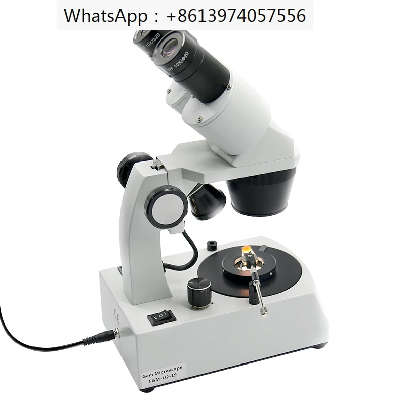 

FABLE Treasure Jewelry and Jade Microscope Internal and External Characteristics Magnification 20-40x Identification Instrument