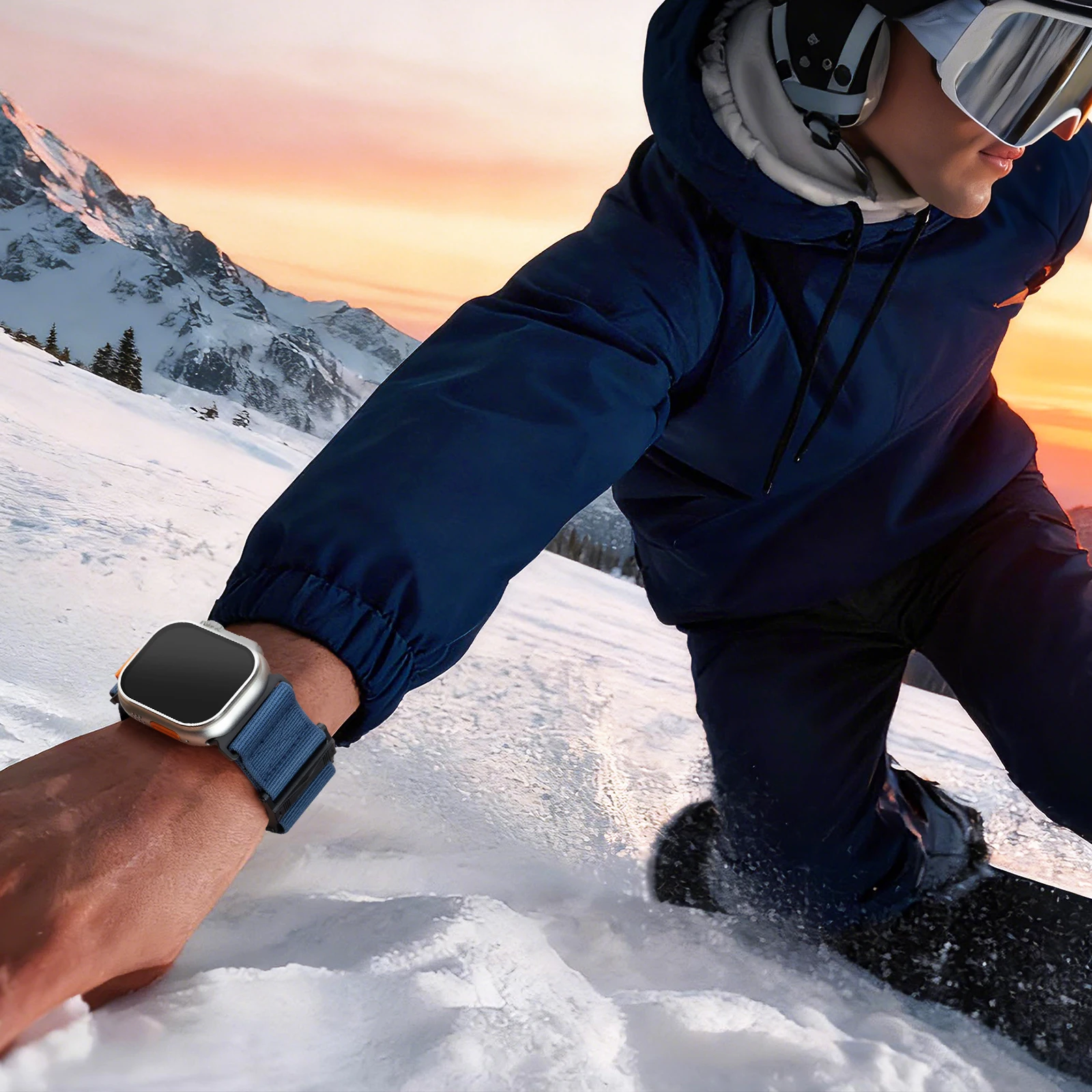 Durable Nylon Sport Band for Smartwatches - Tough Woven Design