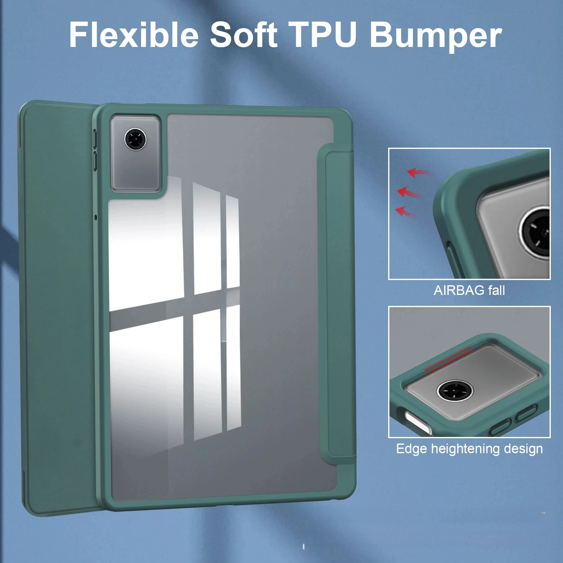Für Lenovo Idea Tab11 Tablet-Hülle TB336FU Acryl-Stifthalter Tablet-Cover – Detail 12