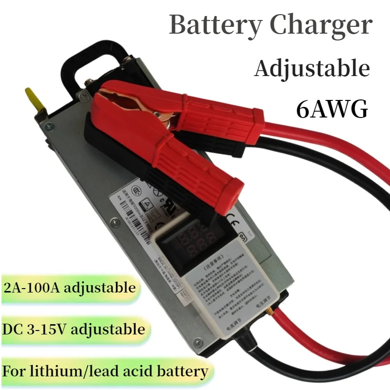12.6V 14.6V 100A 120A ternary charger car programming power supply audio adjustment power supply high power RV charging rv charging power supply