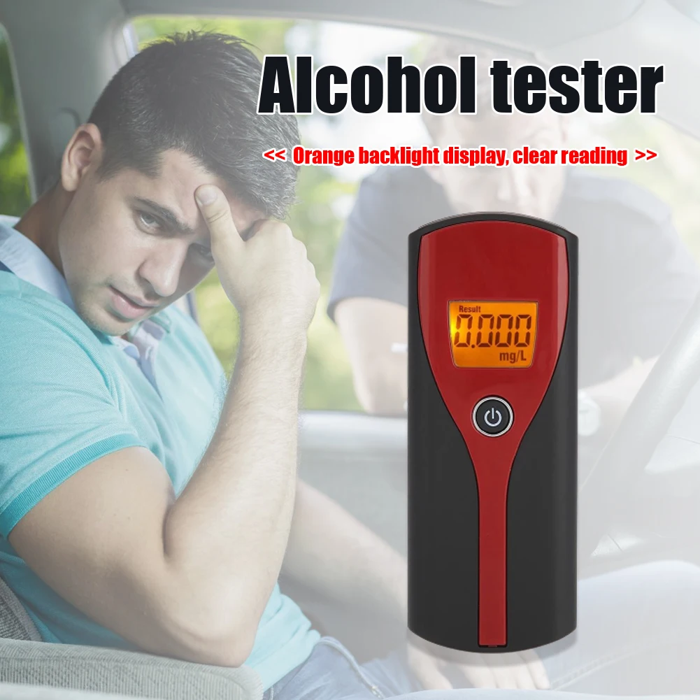 Professional Breath Alcohol Tester Digital Display Screen Alcohol Test Tools Automatic Tester High Accuracy Breathalyzer