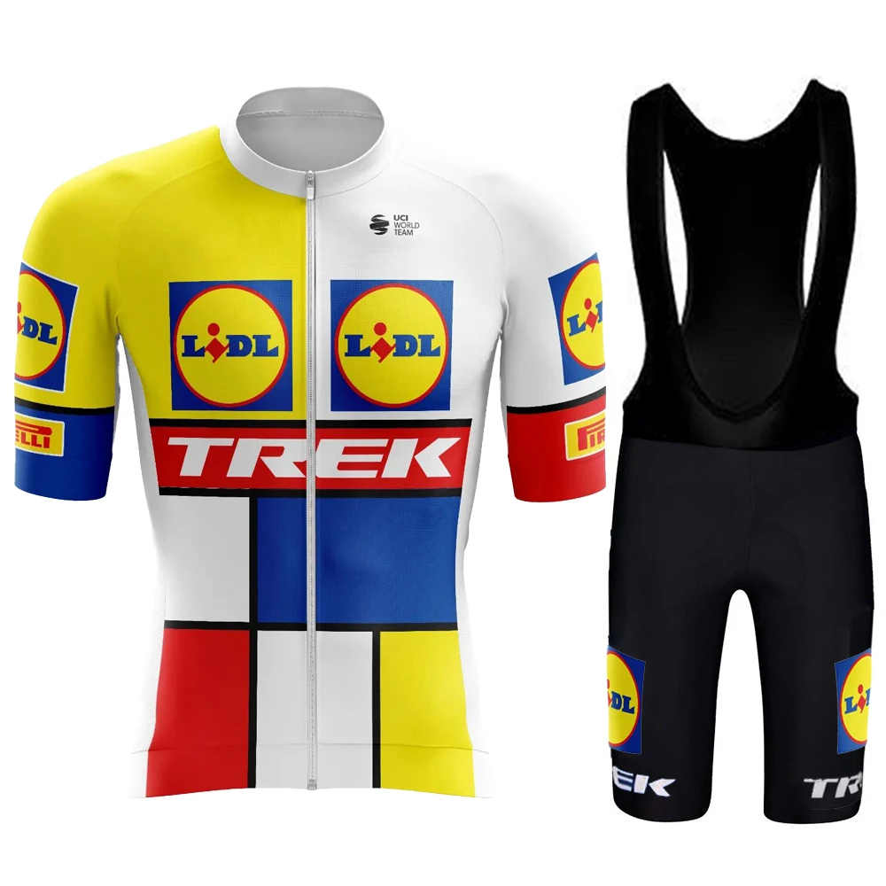 

Men's Cycling Shorts TREK Suit Man Summer Clothes 2024 Male Set Jersey Pro Team Bike Clothing Maillot Uniform Mtb Suits Blouse