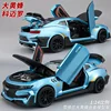 1:24 Chevrolet Camaro Hornet Alloy Metal Car Model Simulation Sound And Light Pull Back Toy Car Boys Collection Ornament Gift 3