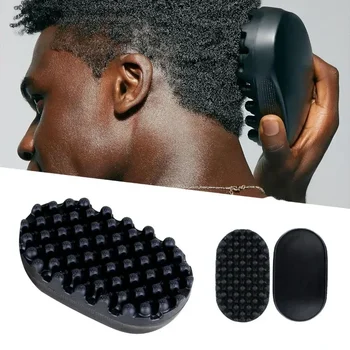 Curling Hair Sponge Barbers Styling Dreadlock for Black Curls Hairdressing Massage Cleaning Tools for Men Afro Curl Brush 1