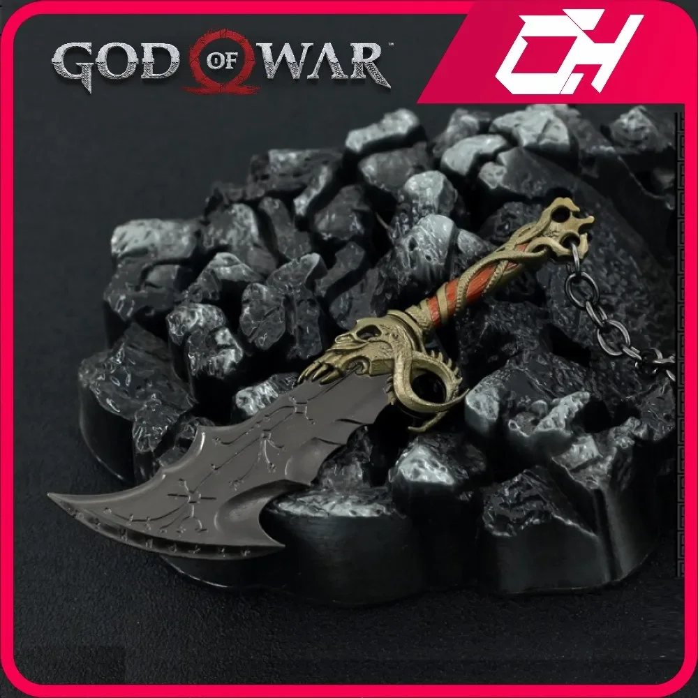 Poseidon Trident Metal Weapon Greek Mythology 1:6 Miniature Keychain God of  War