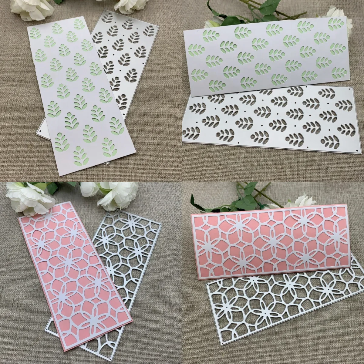 Lange Rahmen Serie Metall Stanzformen Schablonen für DIY Scrapbooking dekorative Handwerk Stanzschablone Form