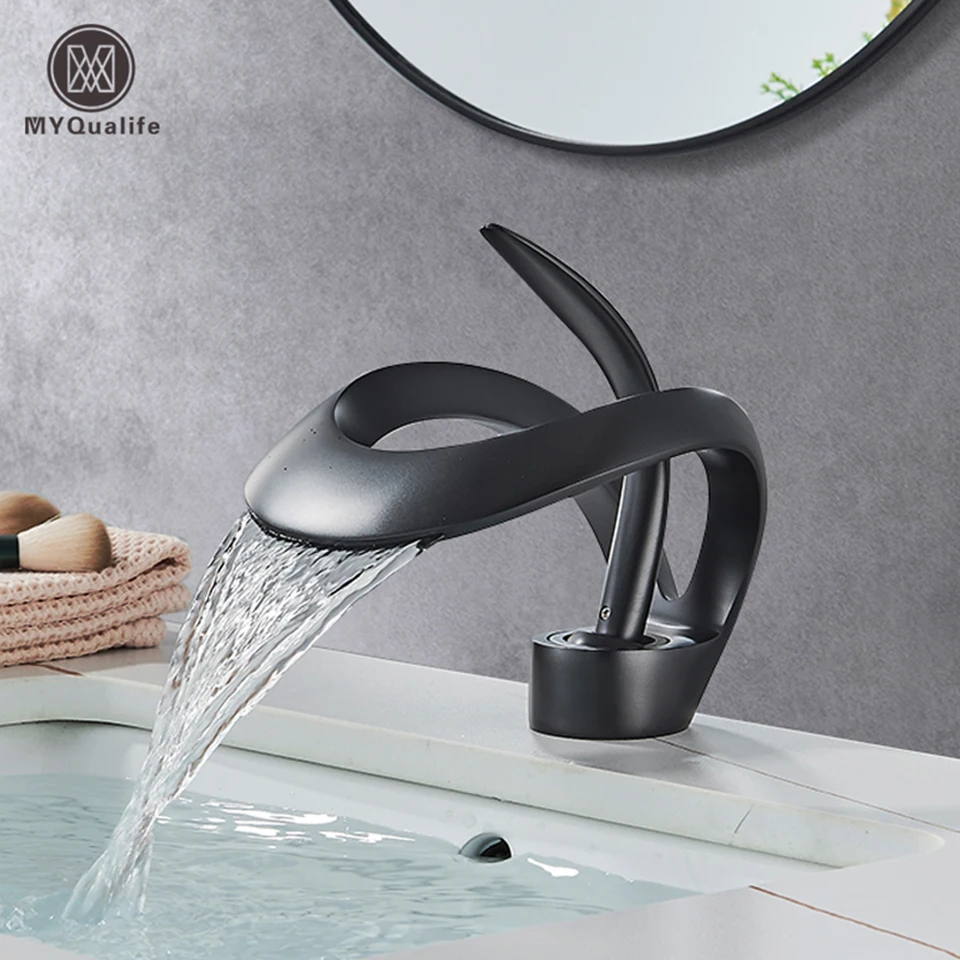 Gold Luxury Brass Basin Faucet Bathroom Mixer Tap