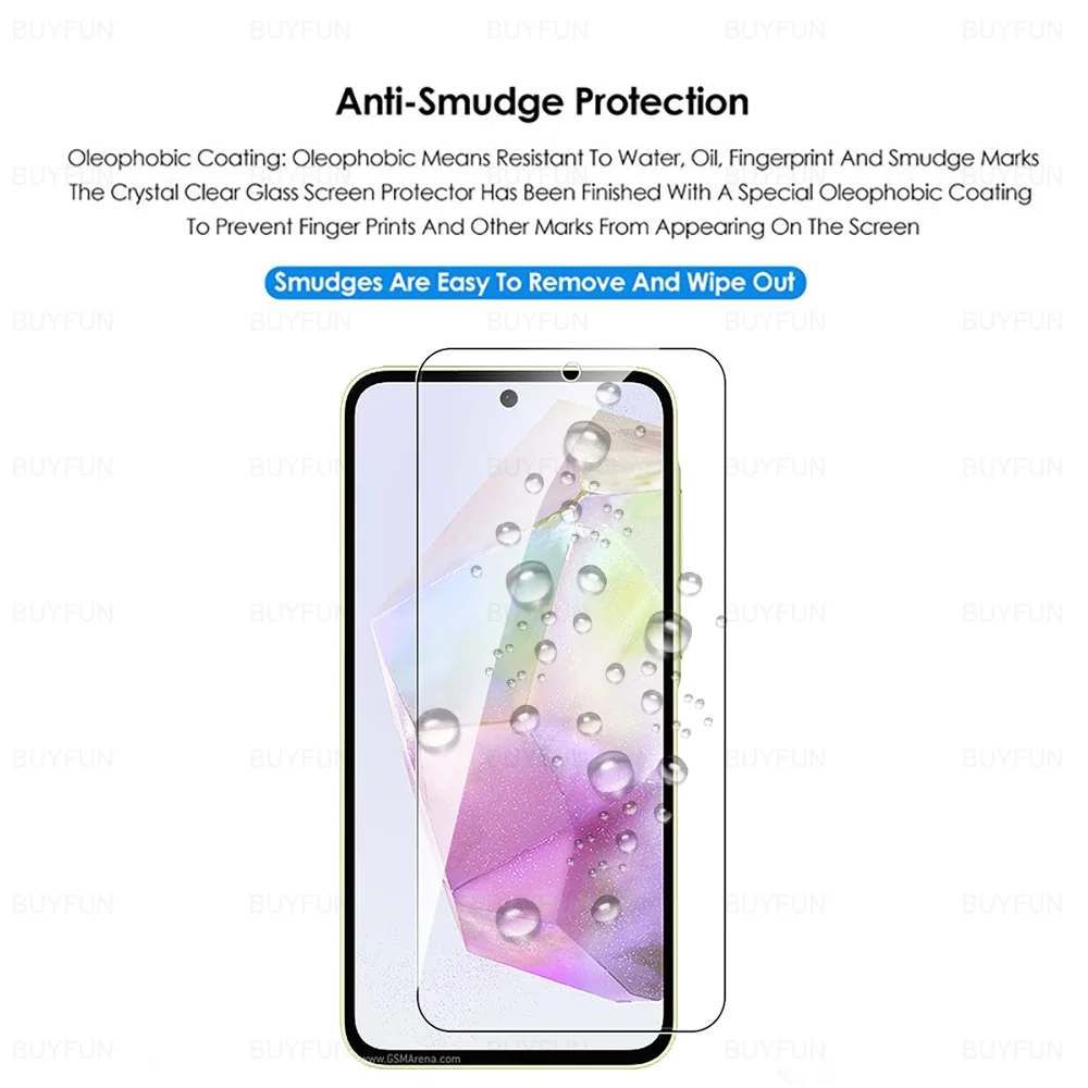 Premium Tempered Glass Screen Protector - 1-4 Pack