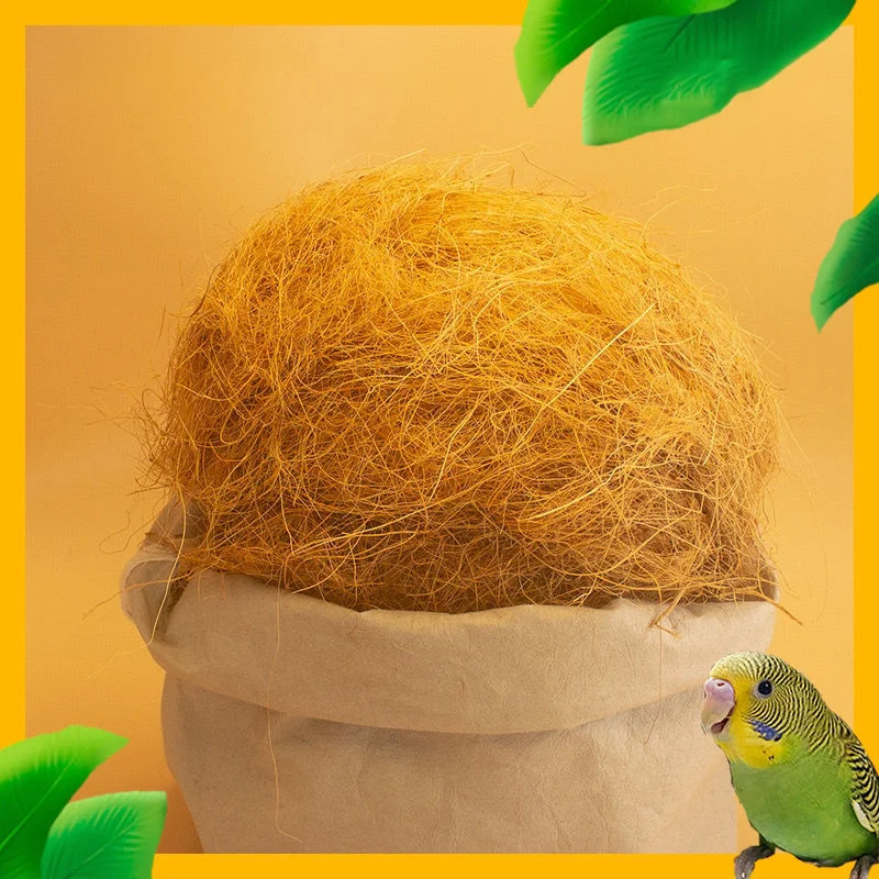 Reptile bedding 200g natural coconut husk fiber flowerpot cover craft insect-proof protect flower plant soil keep warm bird nest