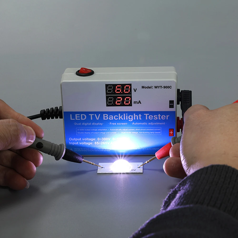 LED TV Backlight Tester 0-300V Output Volt Current Dual Digital LCD Display LED Beads Light Strip Fault Detect Tool 5