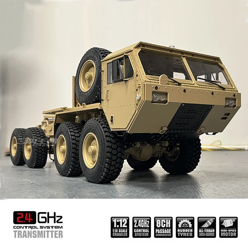 HG P802 1/12 RC 8x8ミリタリートラックトレーラー プロ仕様