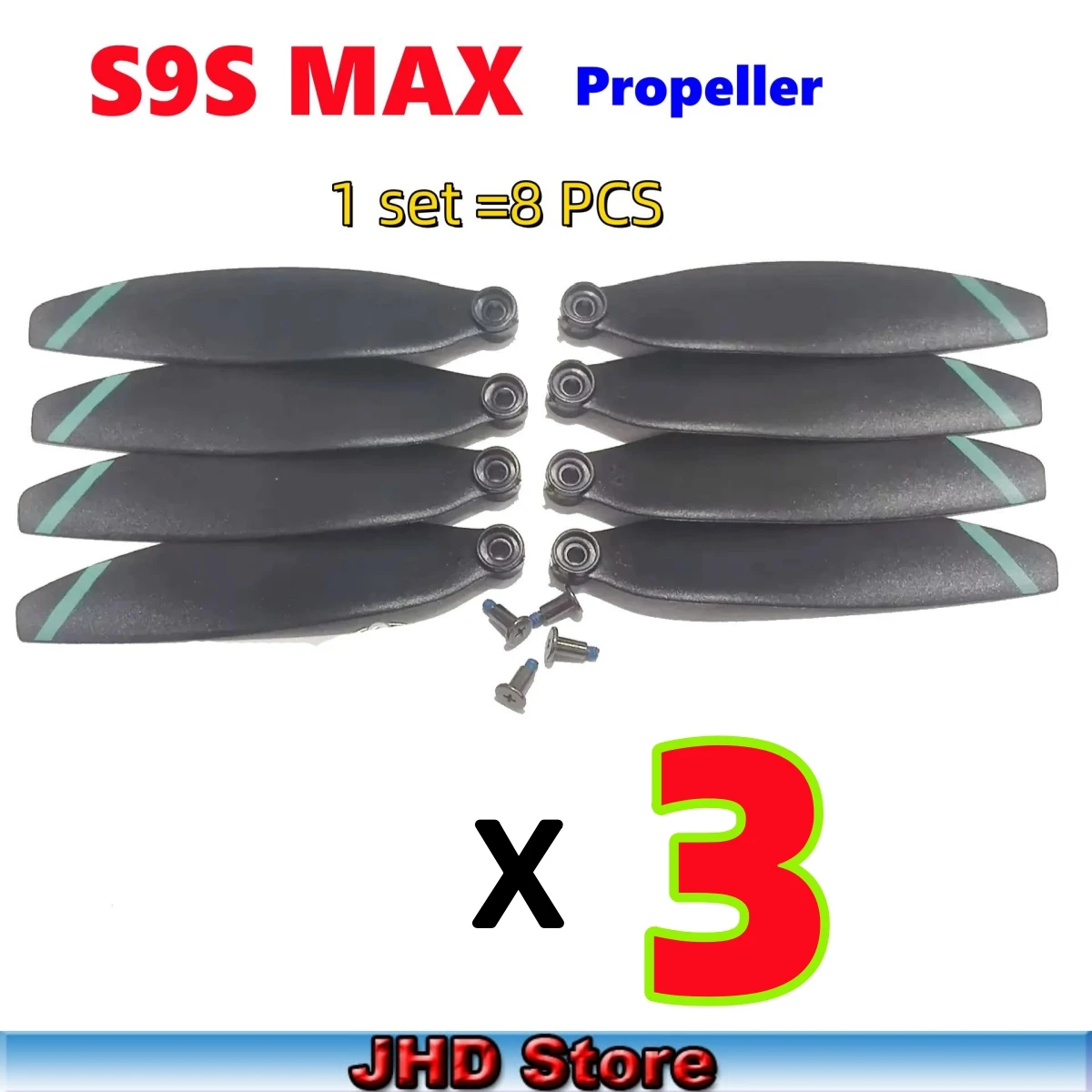 Drone propeller drone propellers drone propeller blades propeller replacement parts JHD Original S9S MAX Propellers LSRC S9S/S9SPro Drone Spare S9S Paddles Accessories Parts Leaf