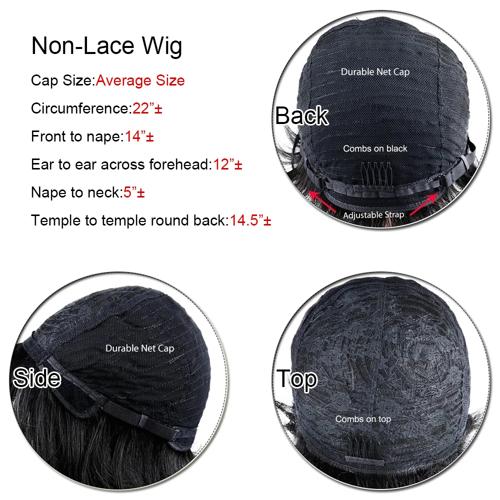 Human Hair Wig Short Straight Human Hair Wigs Pixie Cut Short Bob Wigs For Women Full Machine Made Brazilian human hair wigs