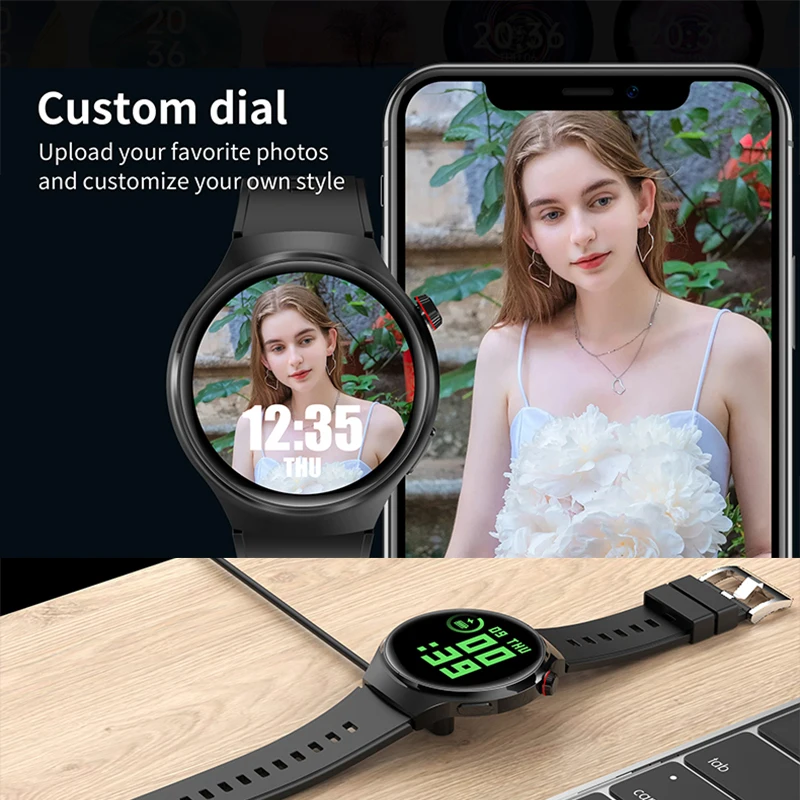 2026 Smart Watch Multi-Sport Mode Sleep Bluetooth Call HD Screen Health Monitoring Heart Rate Blood Oxygen Men Women Smart Watch 3
