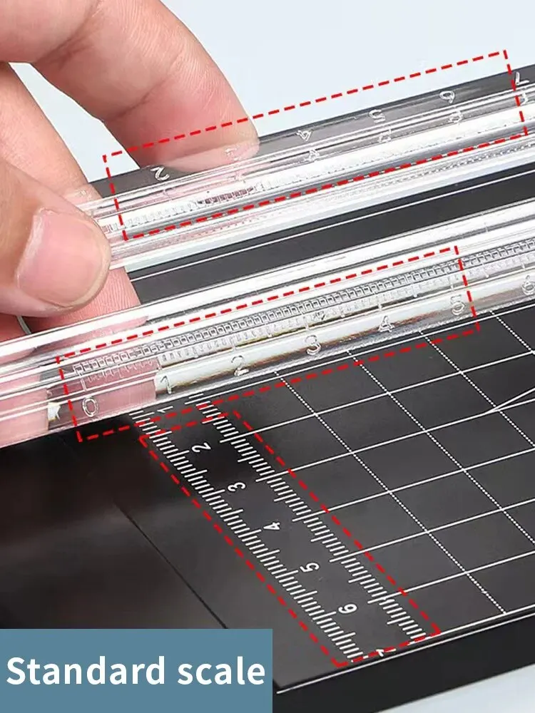 Paper Cutter Double Sided Cutting A4 Paper Cutter Small Mini Paper Cutter STUDENT'S Hand Made Ledger Cutting Photo