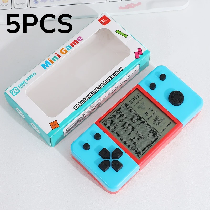 Vintage Tetris Handheld Game Console - Classic Electronic Pocket Toy