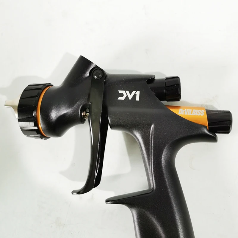 DEVLIBIS Spray Gun Finish Varnish Water-Based Paint Sheet Metal Car Spray Gun High Atomization