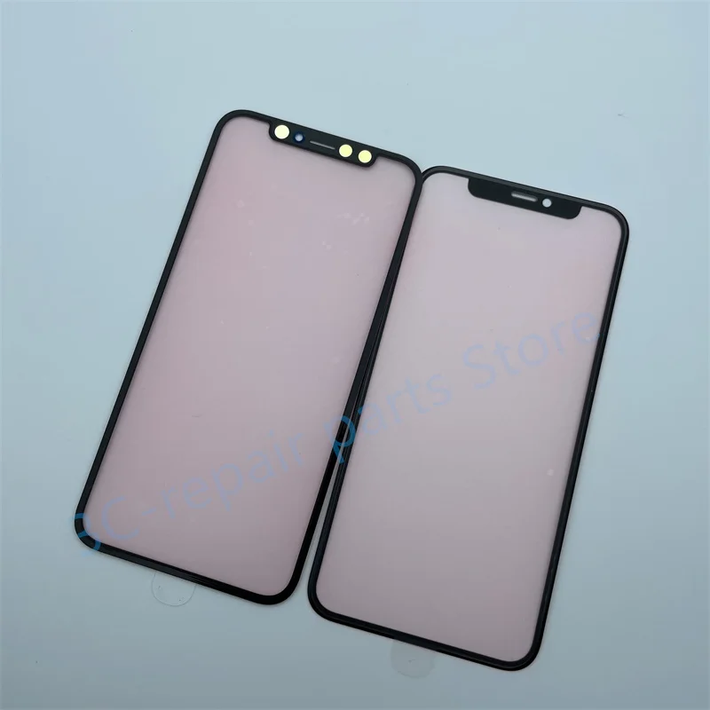 1set Front Screen Outer Glass Frame Bezel For iPhone X XS Max Xr LCD External Lens for iphone 11 pro max Replacement Frame glue