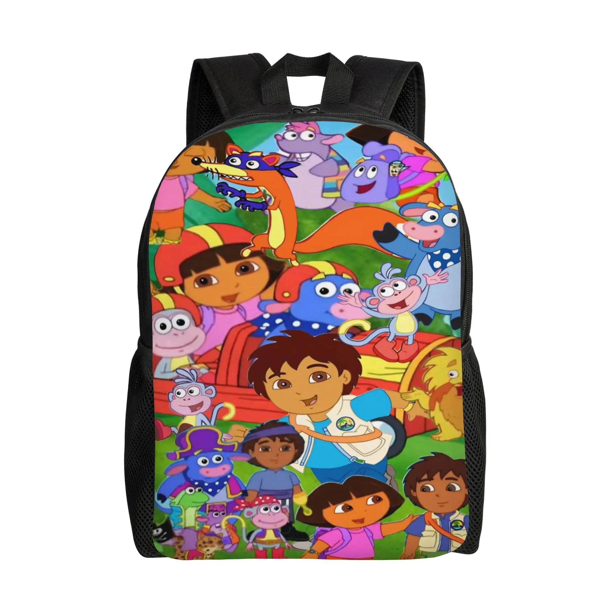 Doras The Explorer Cartoon Backpack Outdoor Style Backpacks Male High ...