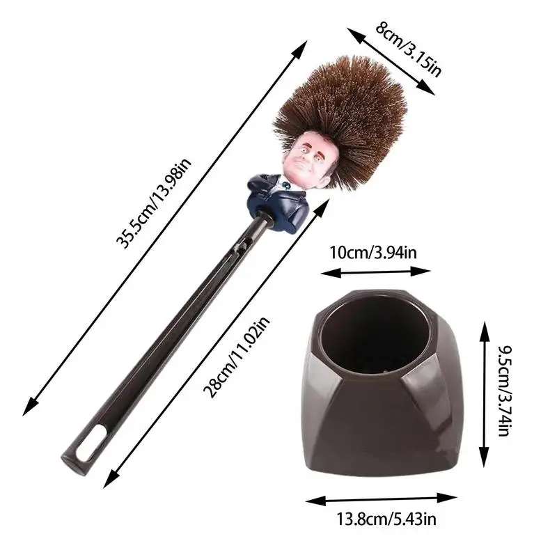 Emmanuel Macron Brosse WC Brosse De Toilette France President Trump Toilet Brush Funny Cleaning Tool bathroom accessories toilet brush set