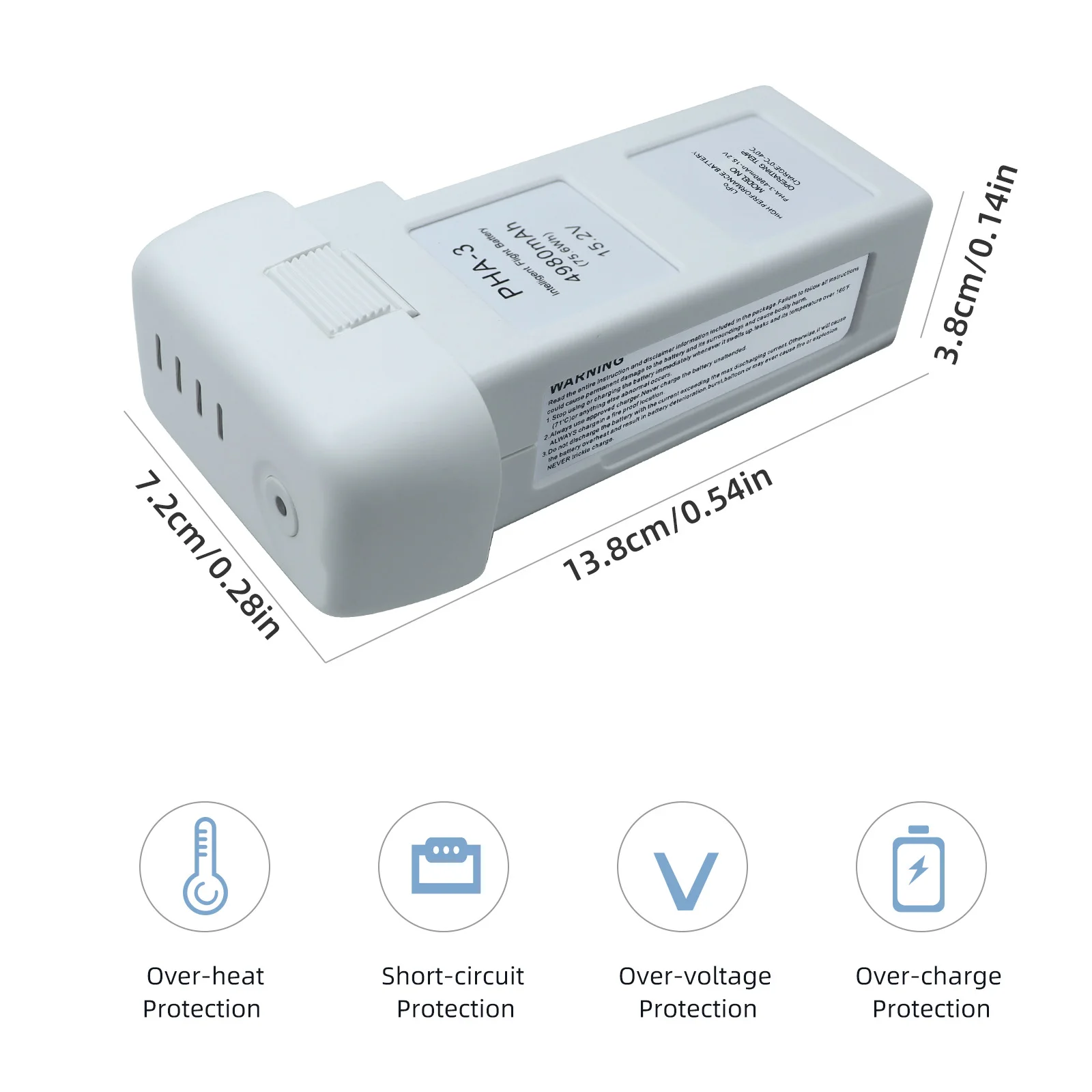 phantom - DJI Genie 3ドローン交換用バッテリーPhantom3  ✖︎2 Amazon | 「2パック」交換用バッテリー P3大容量4480mAh