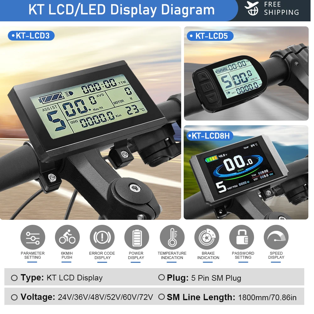 Kit de Conversion Vélo Électrique Sailimotor OEM ODM 48v 1500w 60v 2000w 72v 3000w, Kit de Conversion Moteur de Moyeu Direct pour Vélo