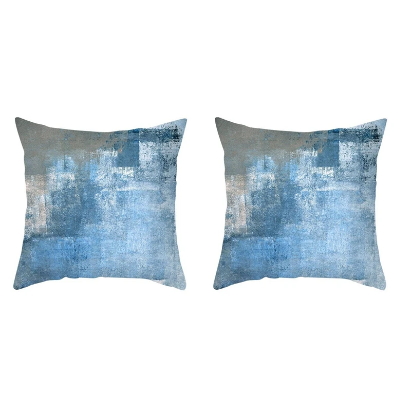 

Promotion! Homeware Sofa Pillow Cover Abstract Peach Skin Pillow Cover Watercolor Print Cushion Cover 12