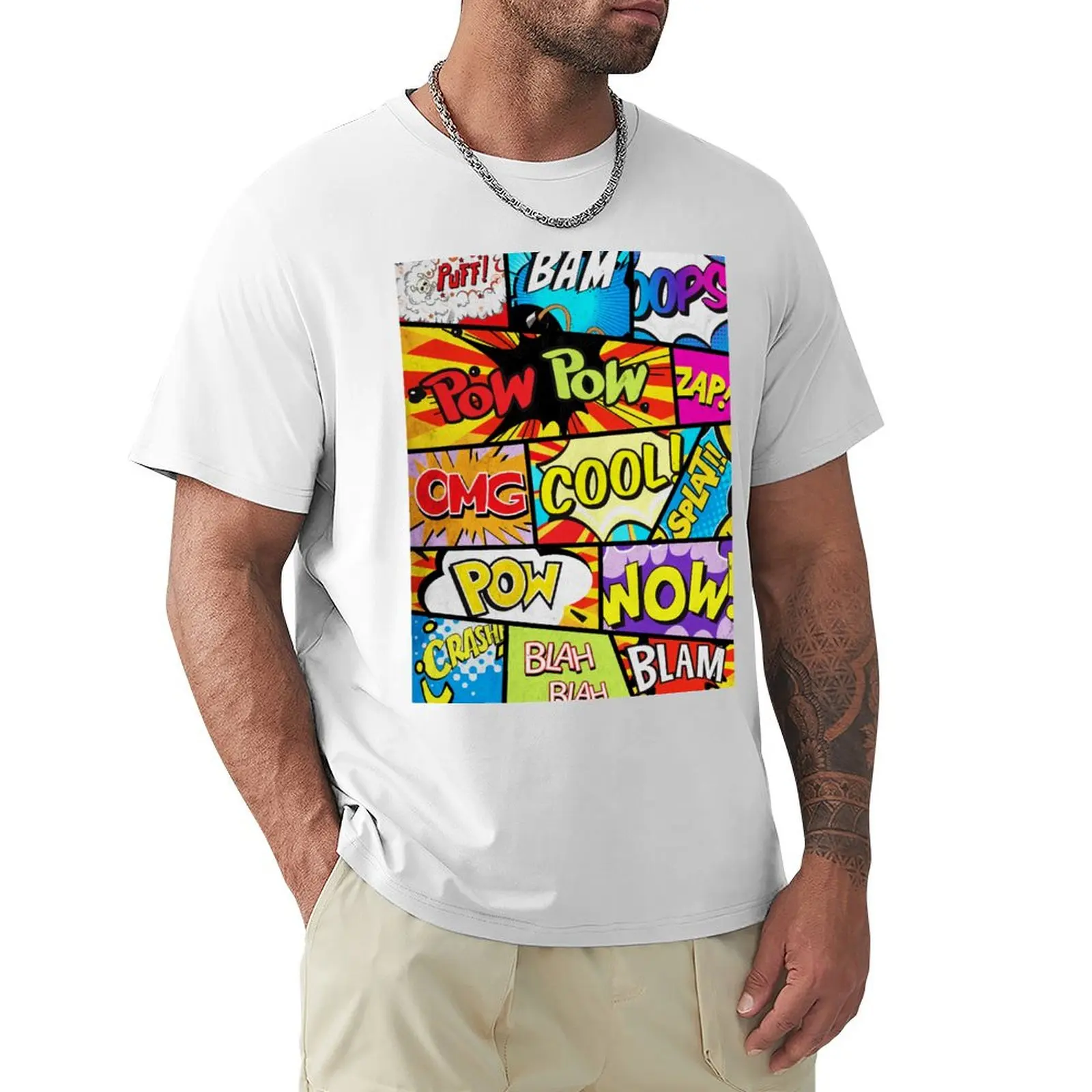 

Comic modern art T-shirt sublime Blouse cute tops shirts graphic tees Men's t-shirts