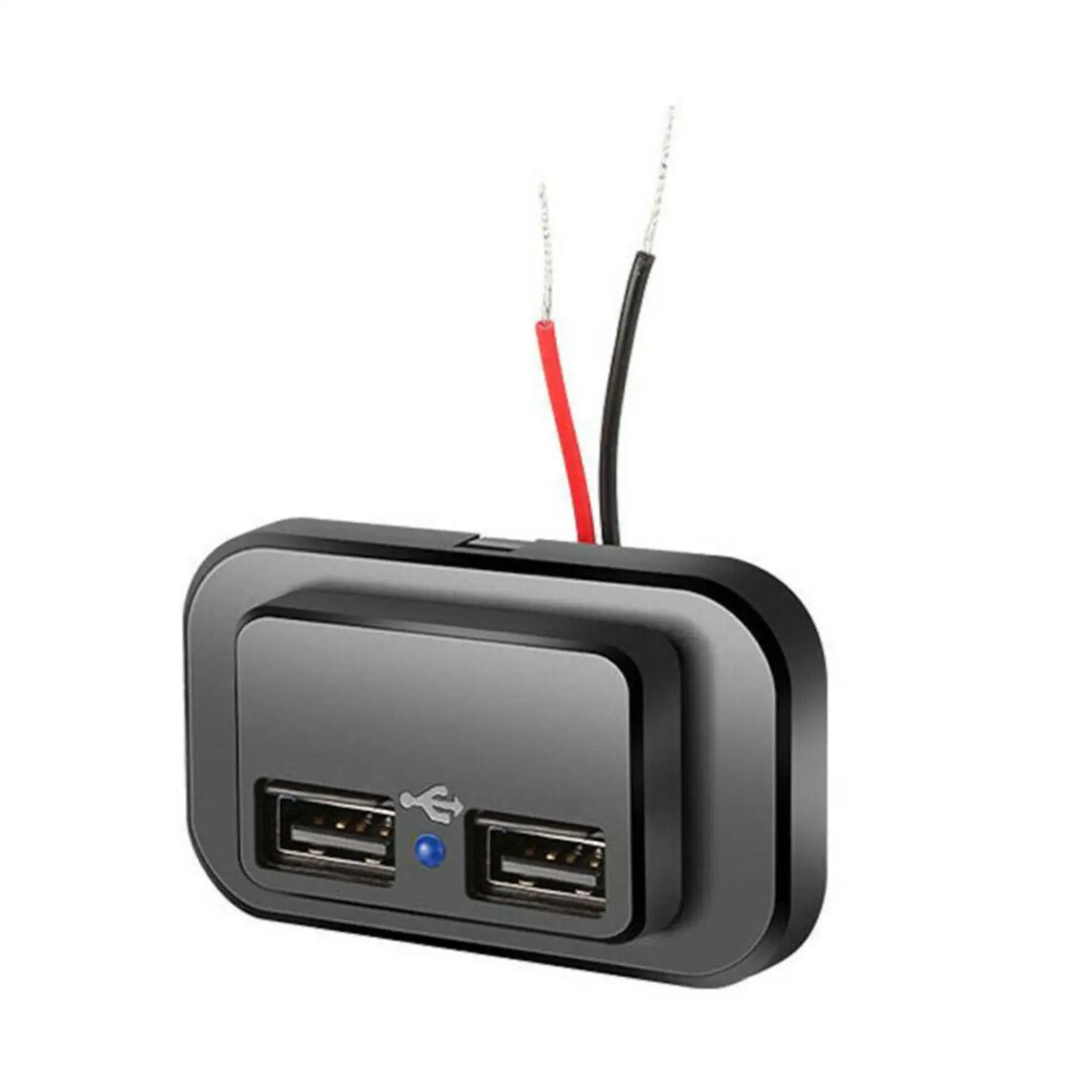 Dual USB 12V Panel Auto ladegerät Steckdose 2.4a 2.5a 12V/24V USB Ladegerät Steckdose  Netzteil für Wohnmobil Zubehör - AliExpress