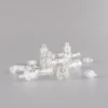 100pcs 11*22*6.5mm 1ml Mini Glass Wishing Bottles Tiny Jars Vials With Plastic Stopper 4