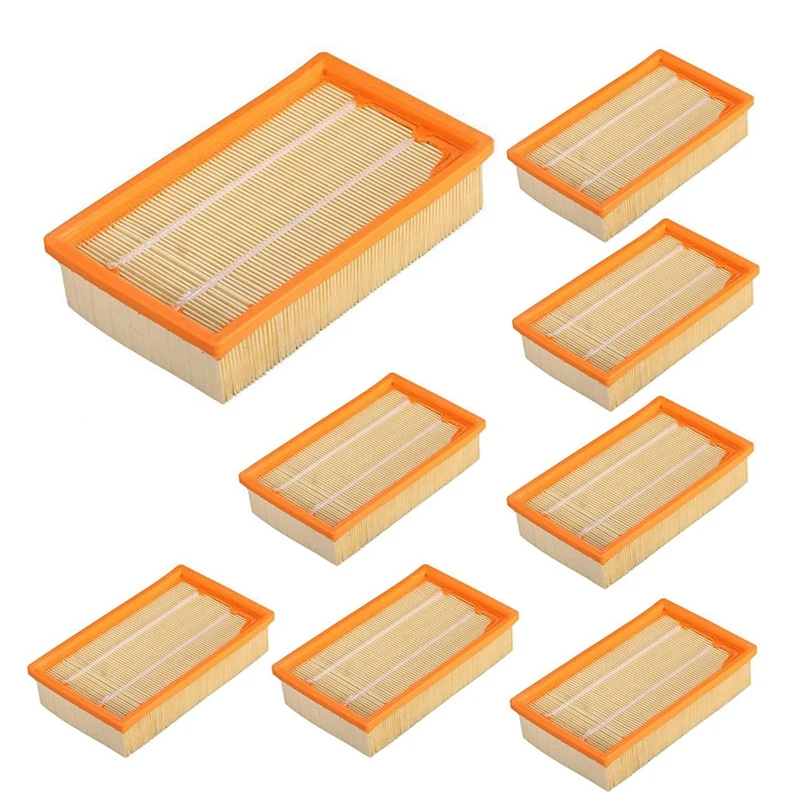 

Набор сменных фильтров для пылесоса Karcher NT25 NT35 NT361 NT45 NT55 NT611, 8 шт.