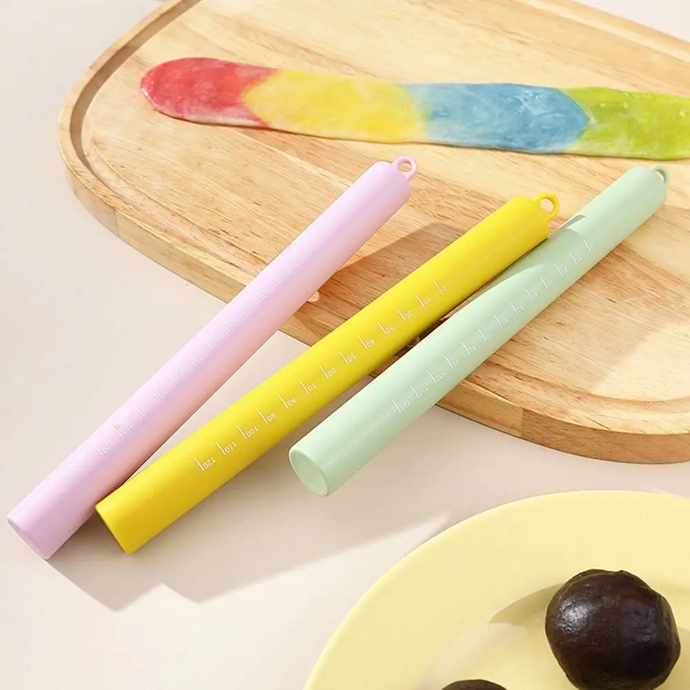 Food Grade Non-Stick Silicone Rolling Pin Heat-Resisting Flour Roller Kitchen Cooking Baking Tool For Pasta Cookie Dough