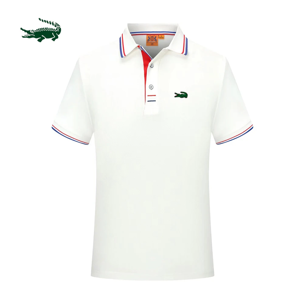 

High quality Men's Long Sleeve T-shirt Spring And Autumn Cotton Embroidered Polo Shirt Lapel Men's Clothing Base Shirt Loose