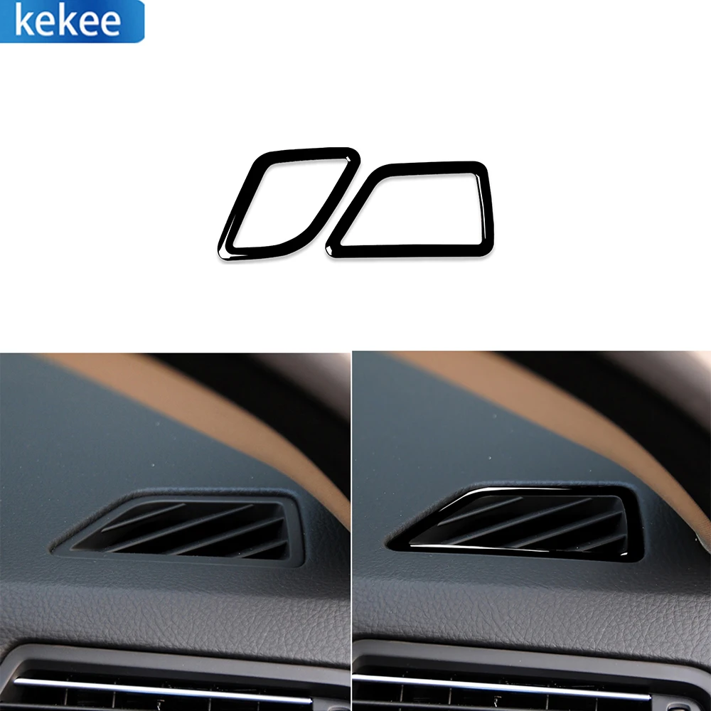 

For BMW 5 Series F10 2011-2017 Piano Black Instrument Air Conditioning Vents Cover Car Interior Decoration Accessories Stickers