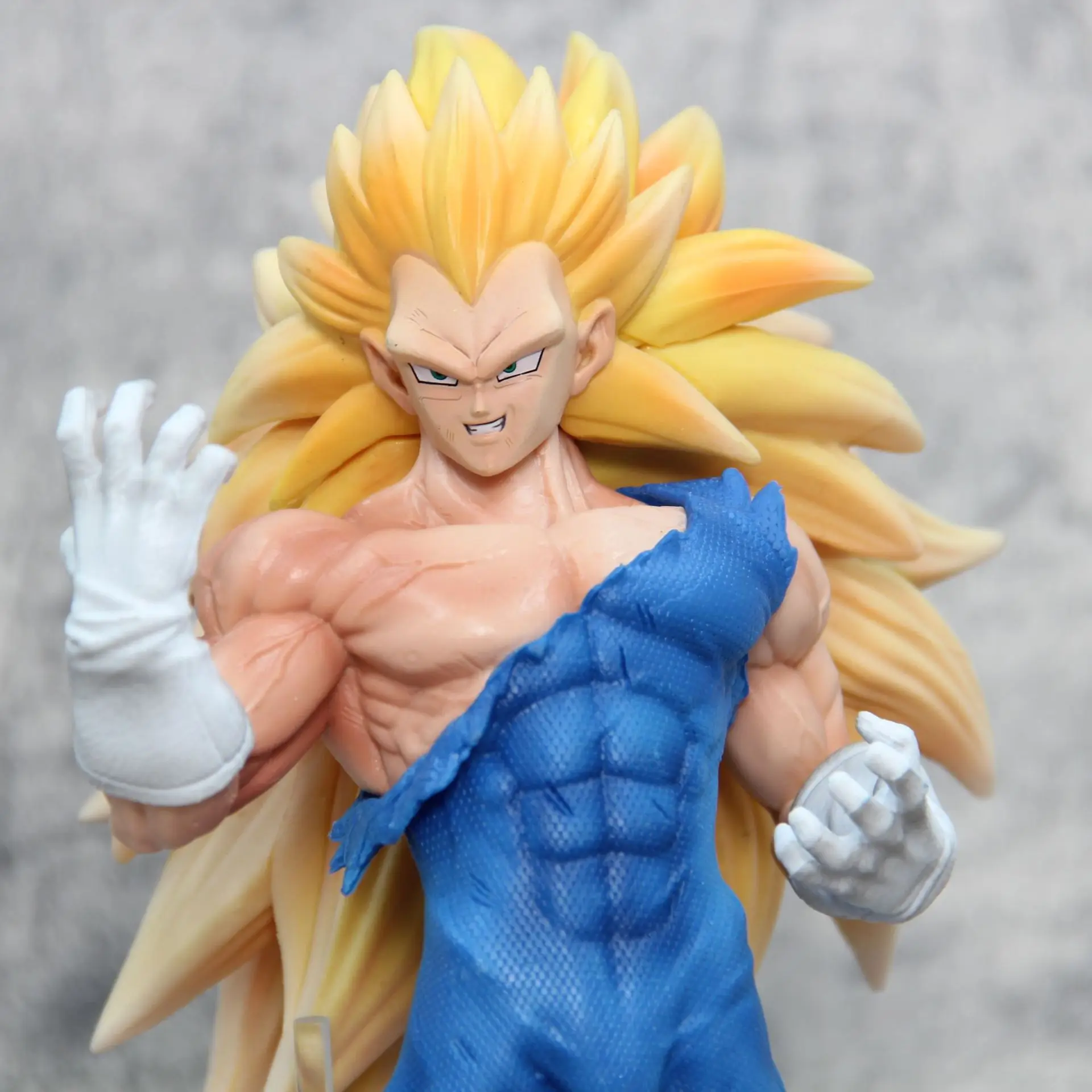 Hot 46cm Dragon Ball Z Gk Grande Tamanho Vegeta Super Saiyan