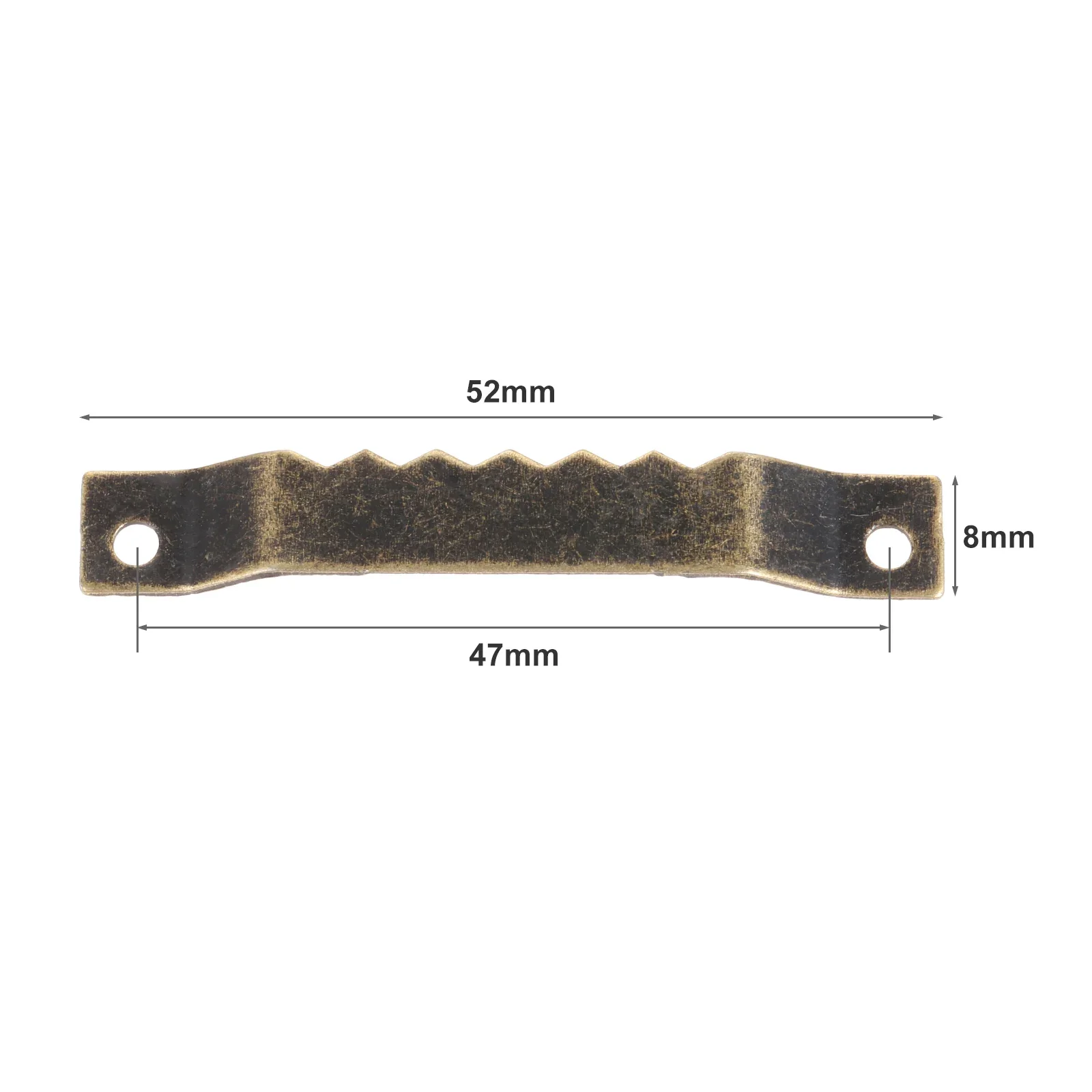 Picture Frame Hangers 20pcs Sawtooth Invisible Photo Frame Hook w/screw Metal Picture Wall Hanger Saw-teeth Painting 52*8mm/2inch Bronze/Gold/Black