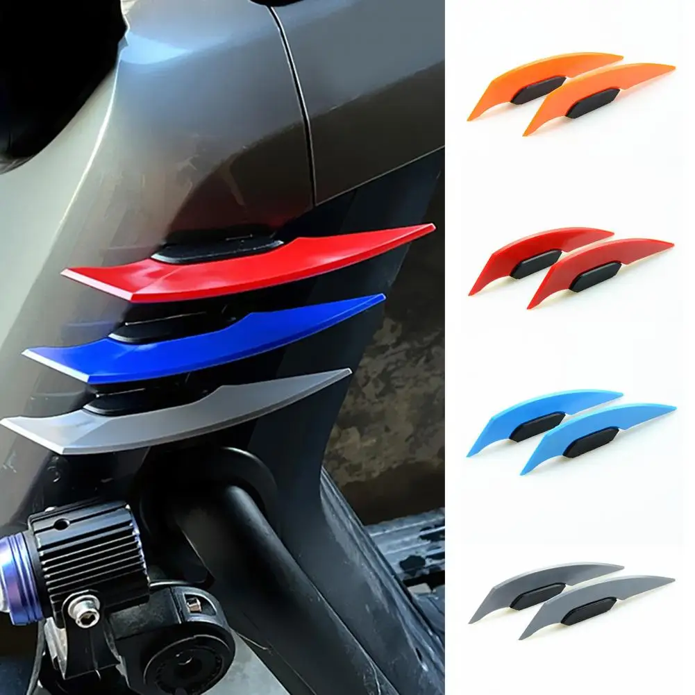 

1 Pair Motorcycle Wing Waterproof Modification Scooter Wing Claw Shape Decoration Scooter Side Wing Anti-scratch Motorbike Wing