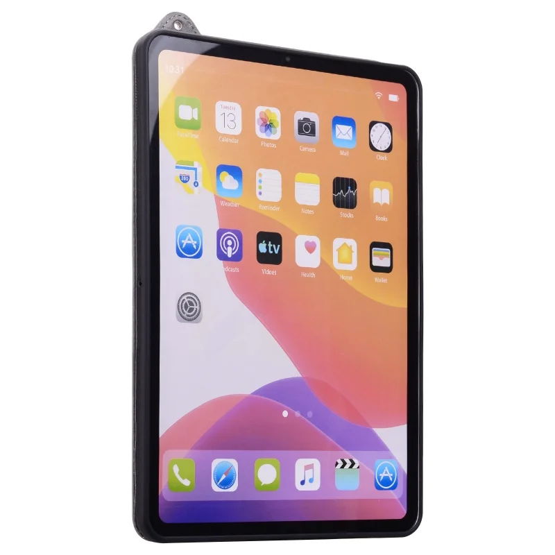 Premium PU Leather Stand Case with Hand Strap