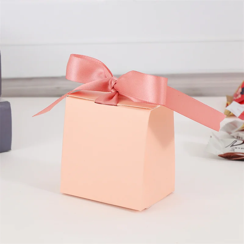 Black Wholesale Custom Logo Premium Luxury Cardboard Paper Gift Packaging Box with Ribbon for Wedding Favors Baby Shower Party 6 Sec6ffbe07e0d400286fe62da4c8c121eX