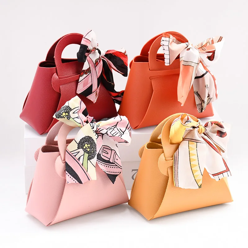 Leather Favour Bag With Scarf For Wedding Party Easter Decoration Baby  Shower Ramadan Eid Mubarak Candy Cosmetics Gift Packaging - AliExpress
