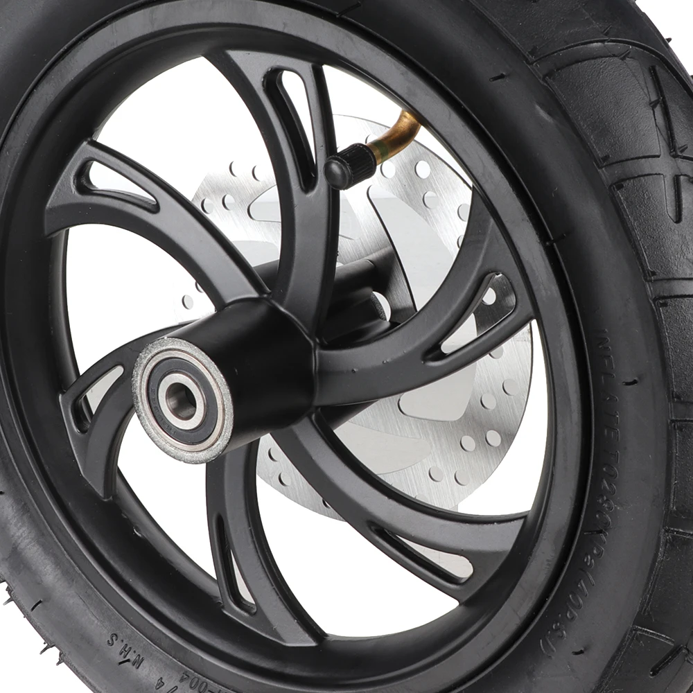 Scooter elettrico 12 pollici ruota gonfiabile E-bike biciclette pieghevoli 12 1/2 x2 1/4 pneumatico camera d'aria cerchio in alluminio 140mm Kit disco freno - immagine 3