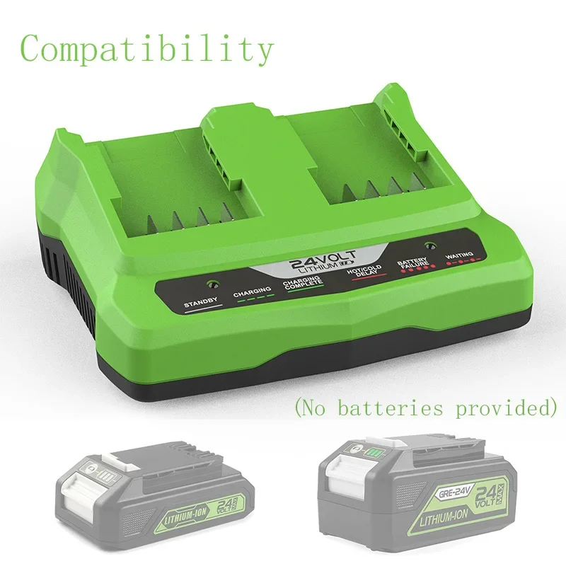 29687 Li-ion Battery Charger For Greenworks 24V Rechargeable Chainsaw Lithium Battery Electric Tool Wrench Drill Saw for Charger Adapter Battery Charger Power Supply Adapter Battery Charger Adapter