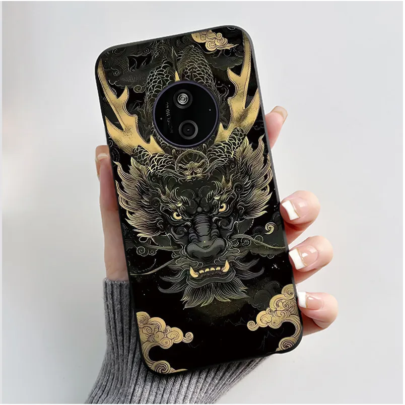 Aesthetic Luxury Soft Silicone Black Matte Phone Case Cover - Cute and Cool Design