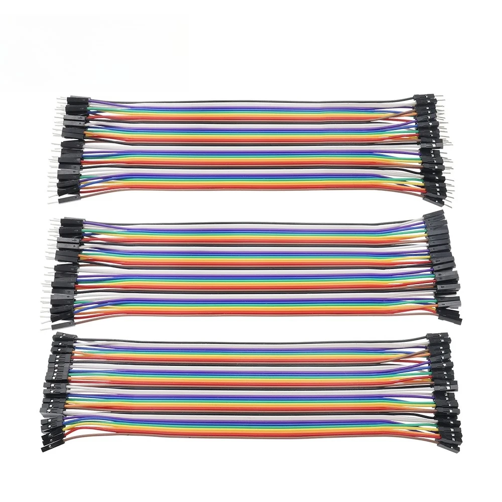 Dupont-Kabel 10/20/30/40CM 40-Pin Stecker auf Stecker + Stecker auf Buchse und Buchse auf Buchse Jumper-Kabel für Arduino DIY-Kit – Detail 12
