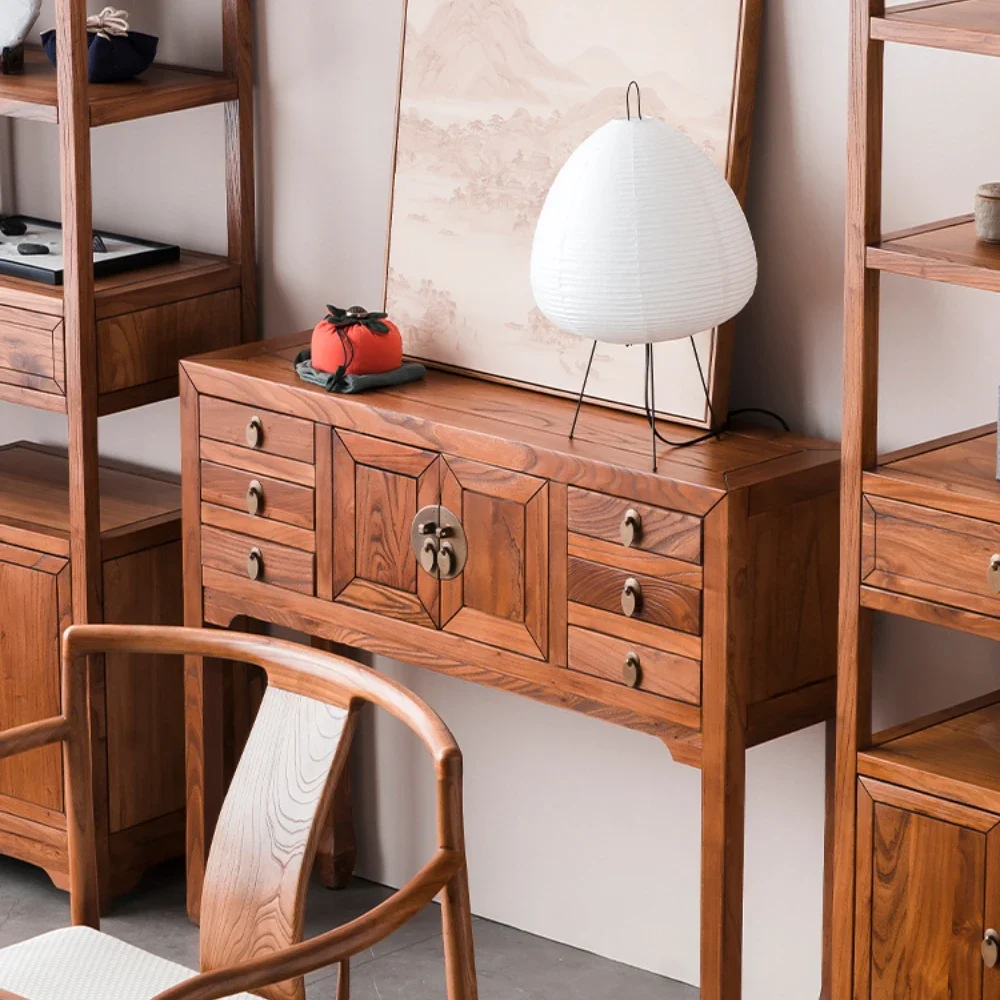 

Solid Wood Console Tables Old Elm New Chinese Style Console Modern Simple Zen