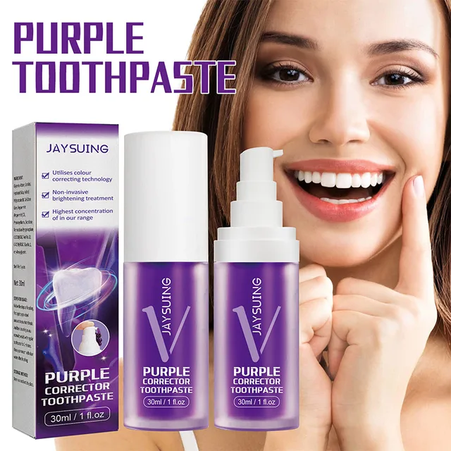 Introducing the V34 Purple Foam Toothpaste: A Revolutionary Solution for Teeth Stains