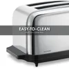 Commercial WCT704 4 Slice Extra Long Slot Light Duty Pop-Up Toaster, 120V, 5-15 Phase Plug 5